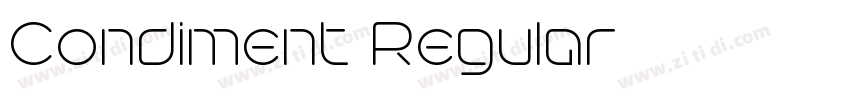 Condiment Regular字体转换 Condiment Regular字体转换